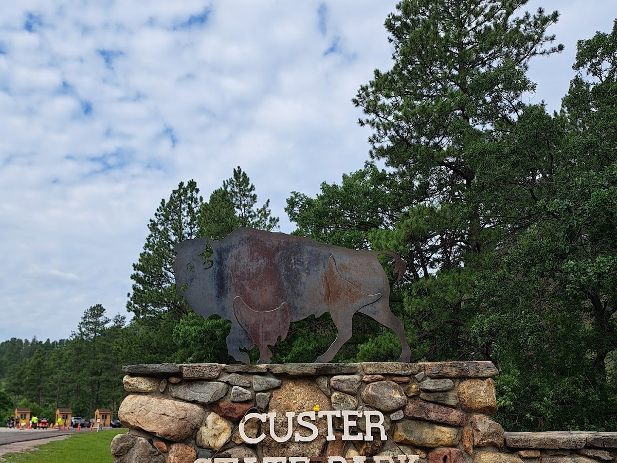 Welcome to Custer State Park Sign